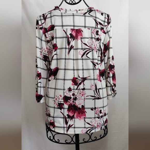 PerSeption Concept Women's Floral Blouse - Size M - Picture 2 of 6